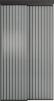 Ассиметричное расположение перемычек разной ширины