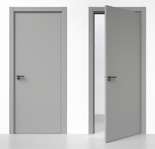 Короб и наличники из МДФ повышенной плотности, скрытые или накладные петли на выбор