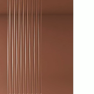 Алмазная гравирова на стекле имитирует скользящие по стеклу капли дождя