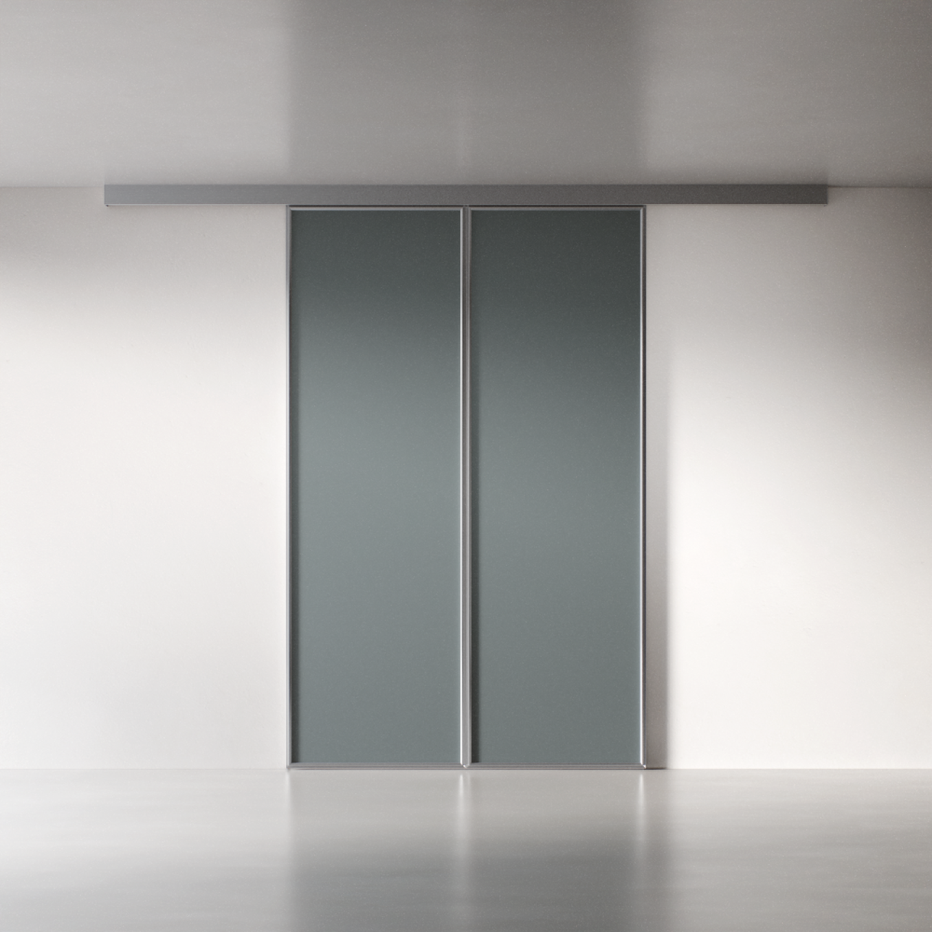 Межкомнатная перегородка 1000 линий цельностеклянная, полированный