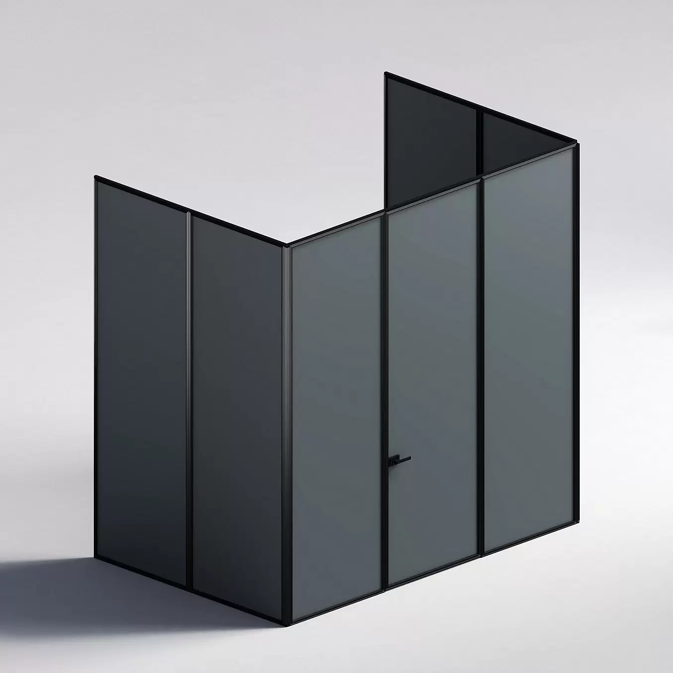 Межкомнатная перегородка Система 1000 линий , черный