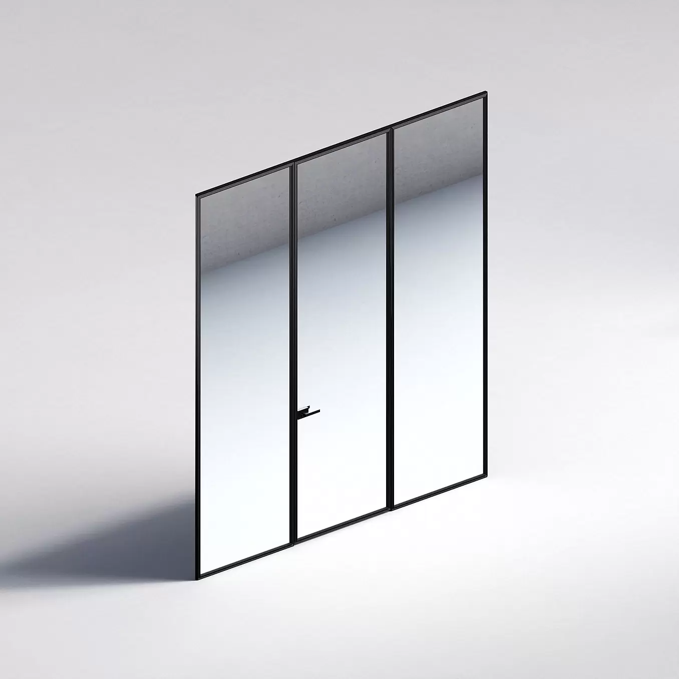 Межкомнатная перегородка Система 1000 линий , черный