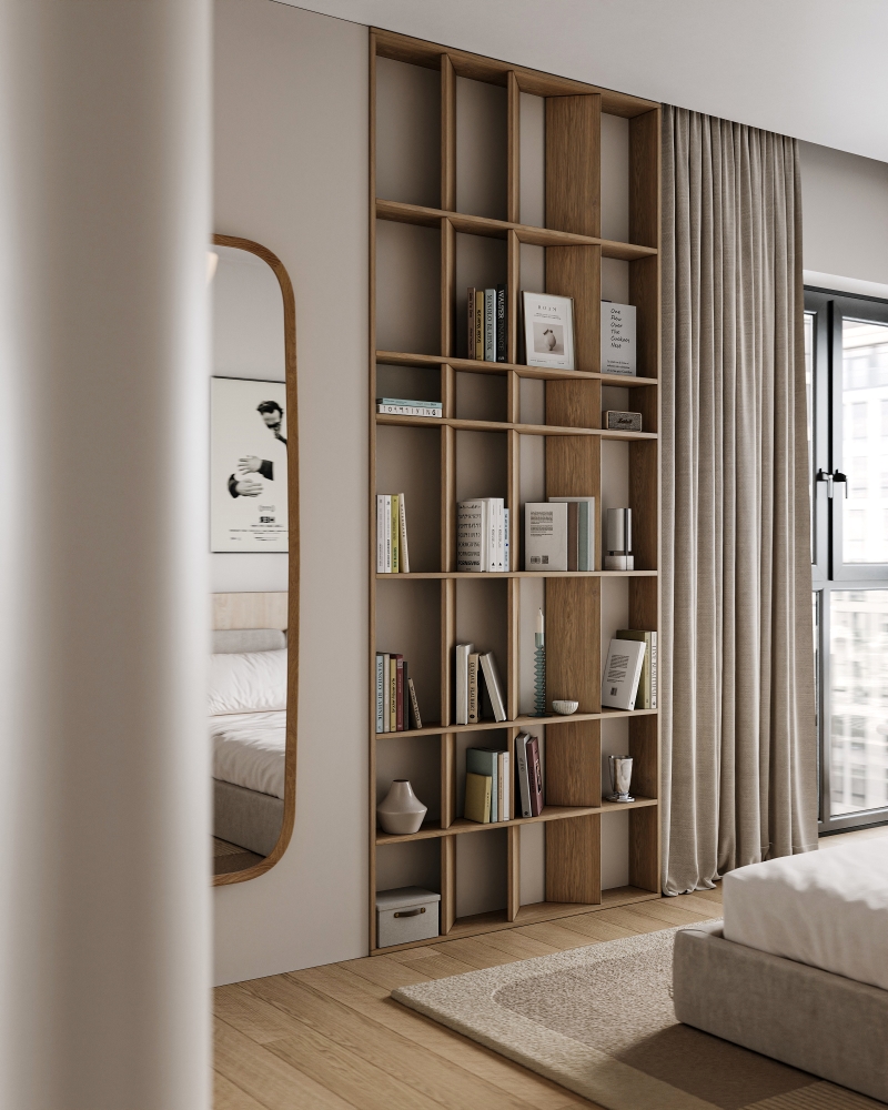 Мастер спальня с радиусной стеной — 5