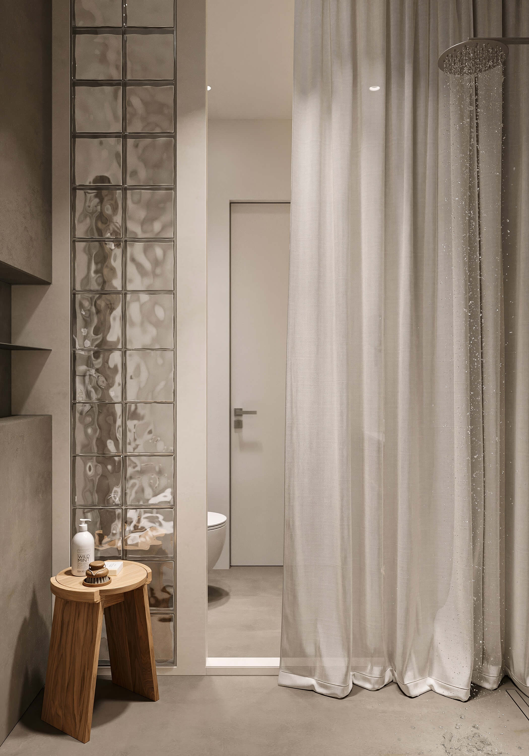 Светлая душевая — 1