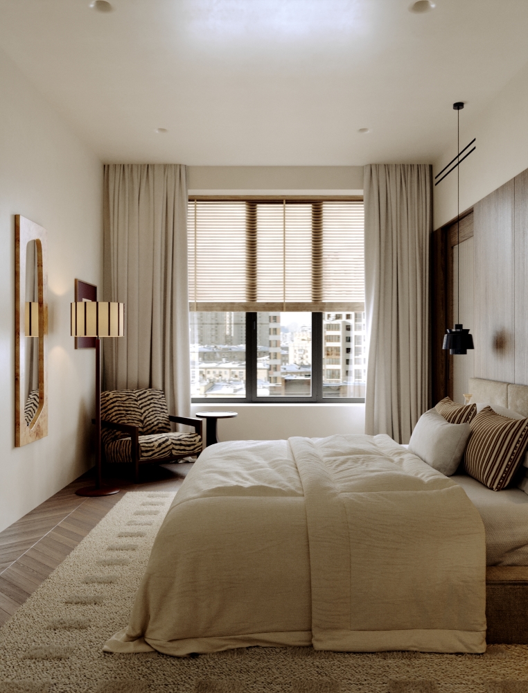 Спальня с акцентной дверью — 5