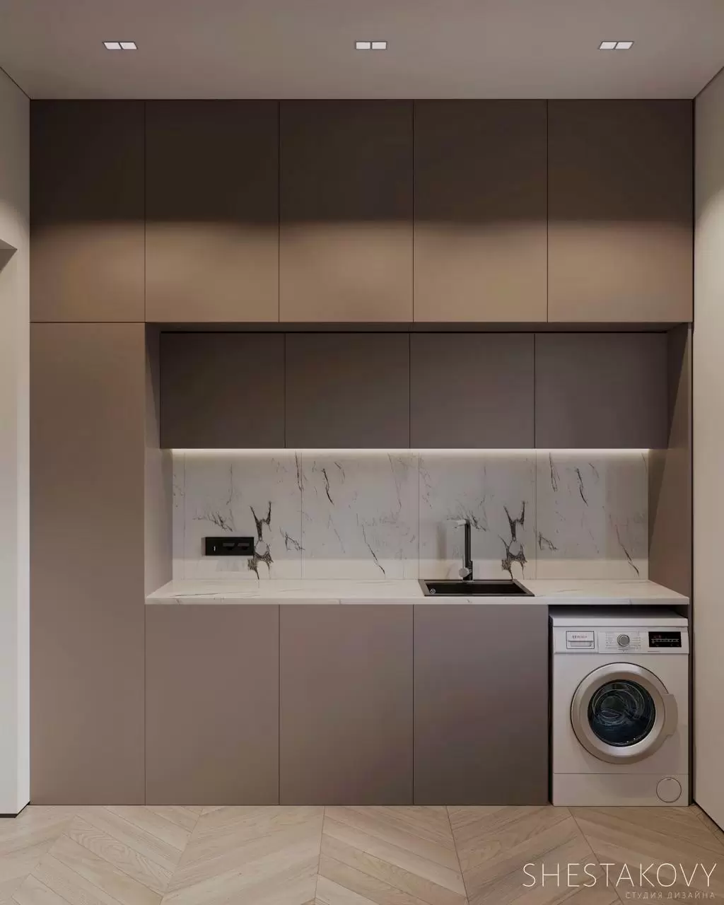 Частный дом в стиле минимализм — 23