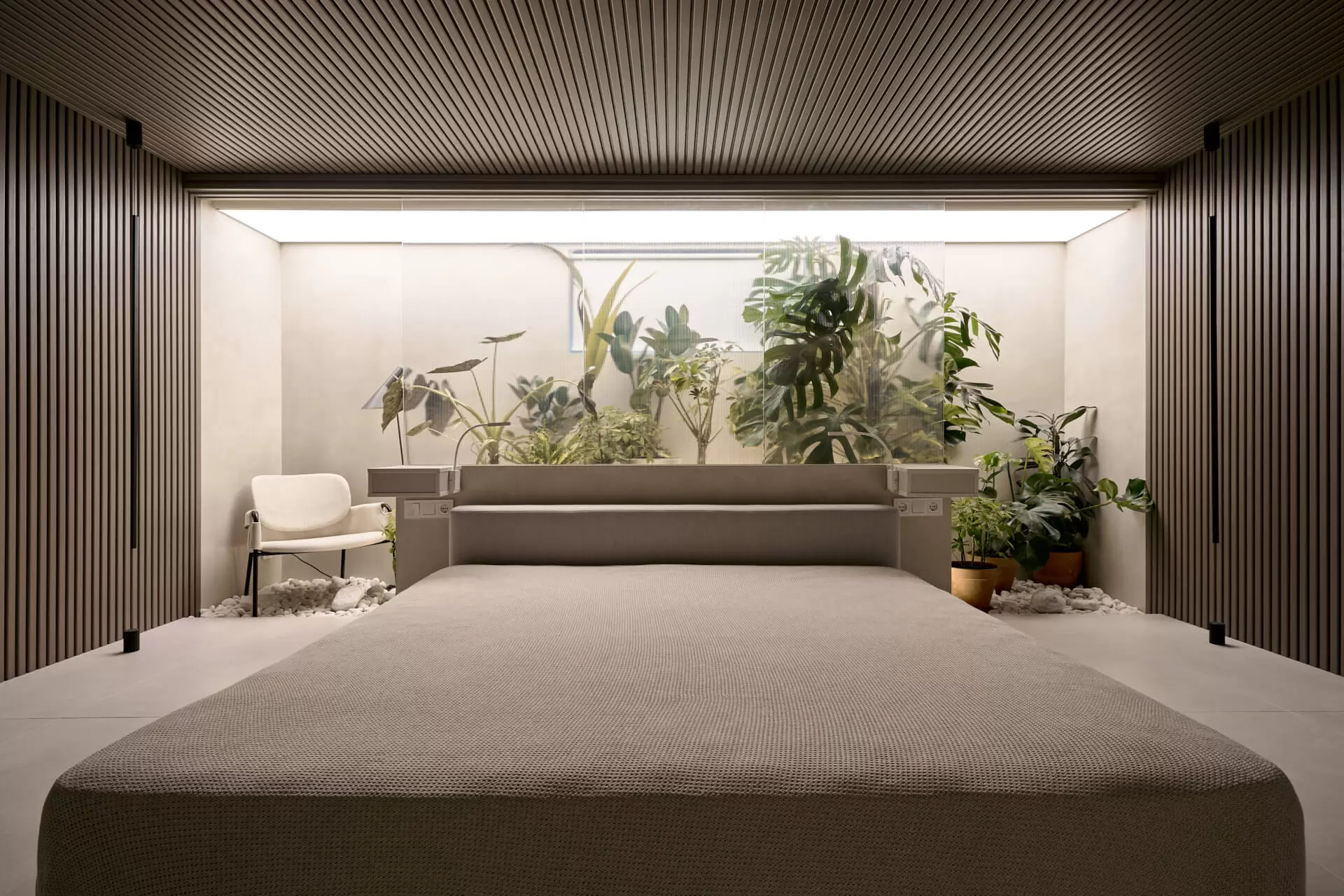 Симфония света для спальни в цокольном этаже — 1