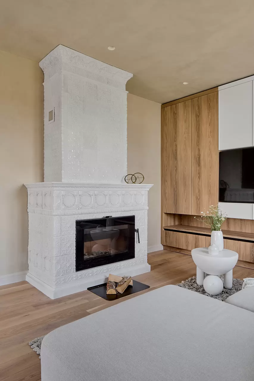 Кухня-гостиная в неорусском стиле — 16