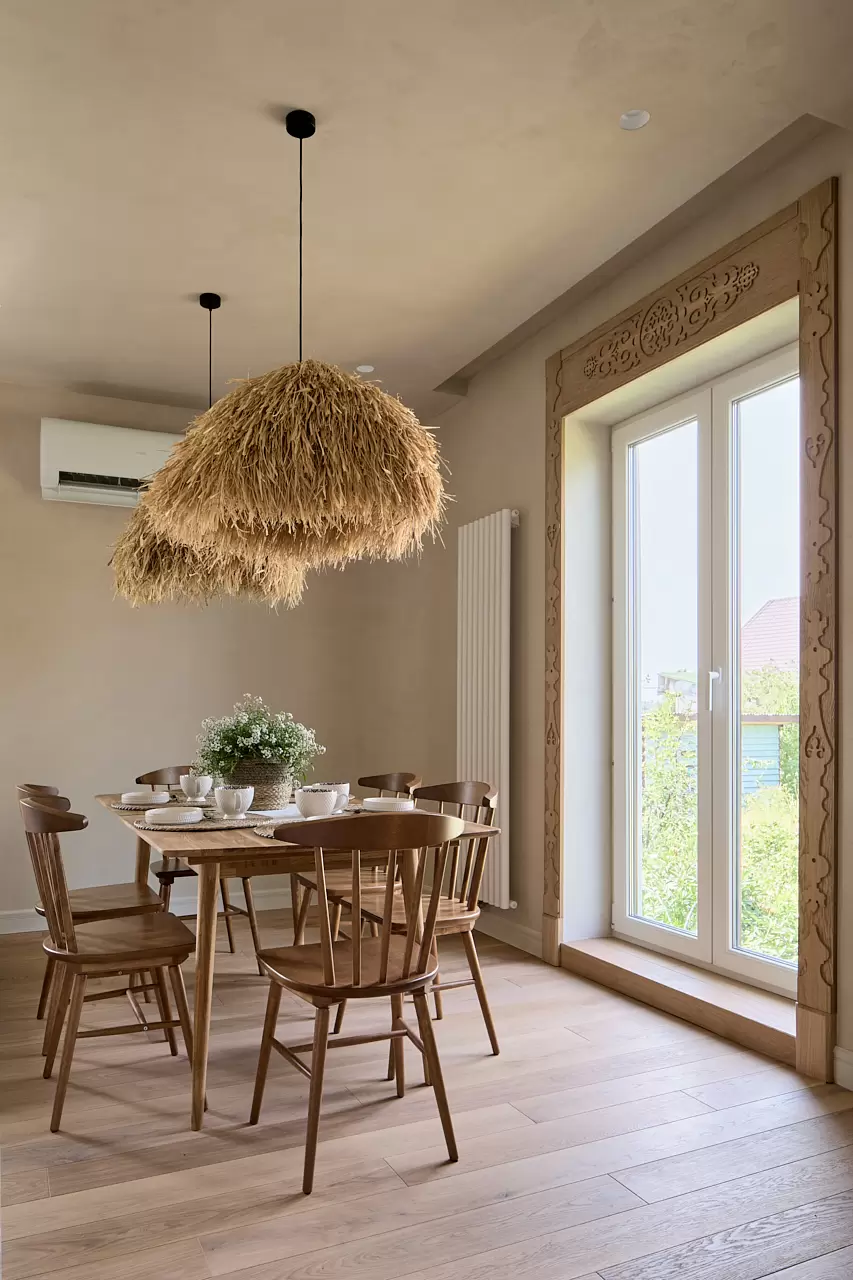 Кухня-гостиная в неорусском стиле — 5