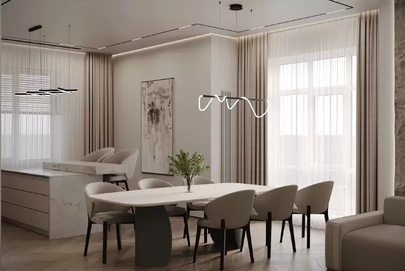 Частный дом в стиле минимализм — 1