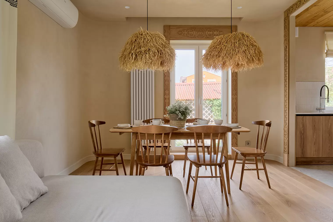 Кухня-гостиная в неорусском стиле — 14