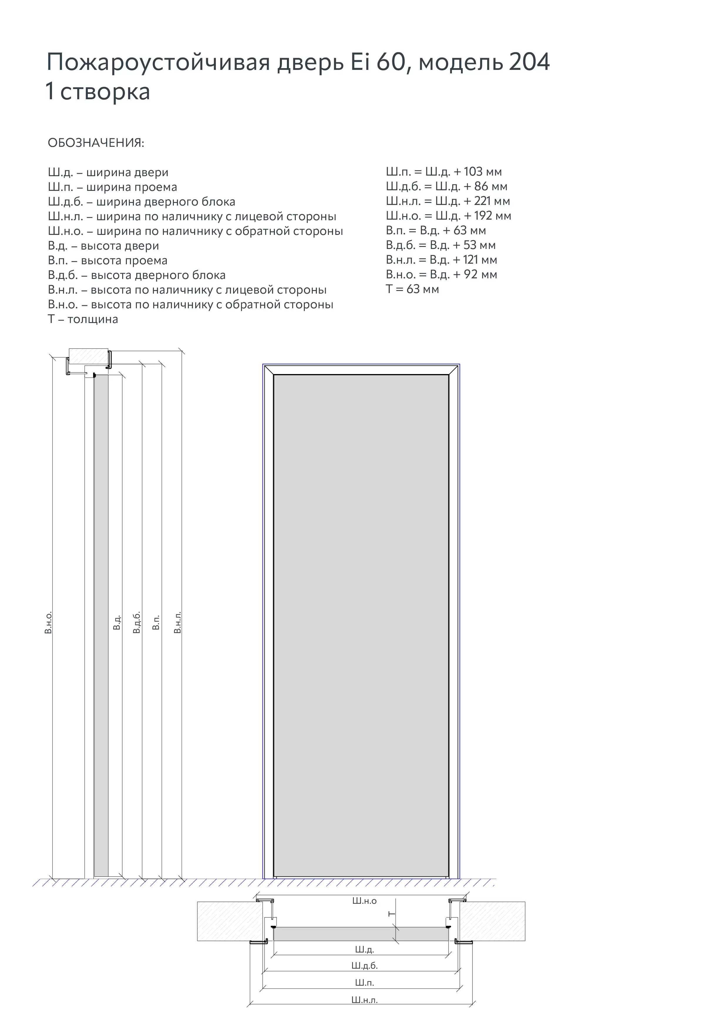 Техническая информация