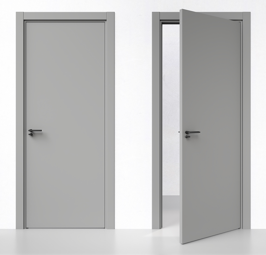 Короб и наличники из МДФ повышенной плотности, скрытые или накладные петли на выбор