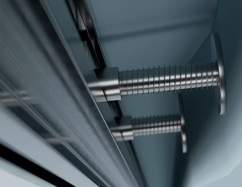 Инновационная система крепежа. Запатентованная система для установки скрытого короба.