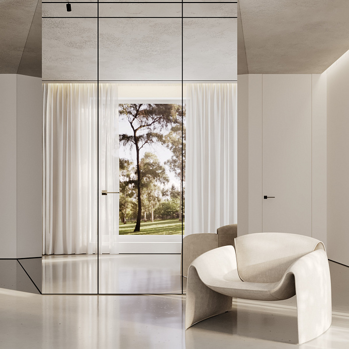 Стеклянные стеновые панели